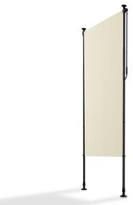 Svislá markýza na balkon 100x228-316 cm, UV ochrana, béžová