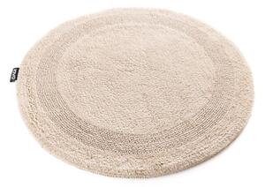 Koupelnový kobereček Javo Cotton béžový kruh