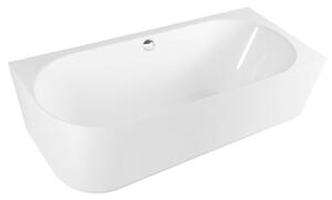 Volně stojící vana Polysan SUSSI R 160x70 cm litý mramor pravá 90191R