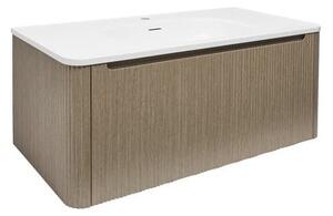 Koupelnová skříňka s umyvadlem Naturel Austen 119x47,5x45 cm light pine mat AUSTEN120LP