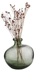 Skleněná váza Organic Green Glass