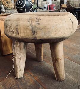 Hitra Dřevěná stolička/stolek masivní