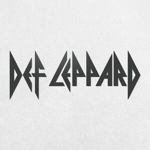 DUBLEZ | Dřevěné logo na zeď - Def Leppard | Obraz