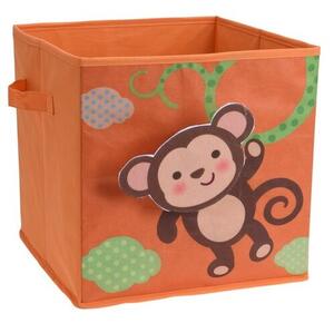 Dětský úložný box Opička, 32 x 32 x 30 cm