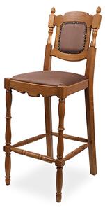 IBA Dřevěná barová židle Carpati Varianta: Hnědá