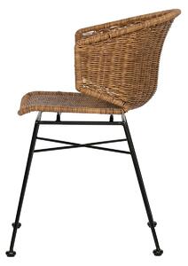 WOOOD Ratanová Židle Noor 76 × 55 × 54 cm