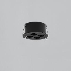 ACB Iluminacion Zapuštěné LED bodové svítidlo INVISIBLE, ⌀ 85 mm, 9W, CRI90 Barva: Černá, Stmívání: TRIAC