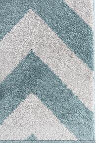 Chemex Moderní koberec Lux Verso - vlnky 1 - tyrkysový Rozměr koberce: 80x150 cm