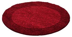 Kusový koberec Life Shaggy 1503 red kruh 160x160 cm