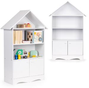 Knihovna ve tvaru domečku ECOTOYS na dětské hračky