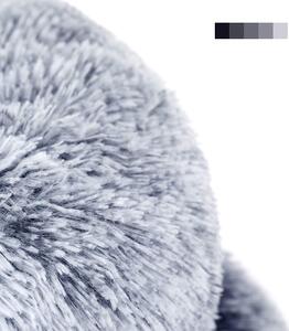 FEANDREA Pelíšek pro psa plyšový kulatý šedý 50 cm