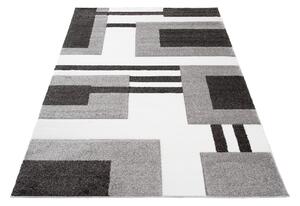 Chemex Moderní koberec Super Verso - obdélníky 1 - bílý/šedý Rozměr koberce: 120x170 cm
