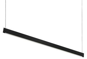 Ideal Lux Závěsné LED svítidlo STEEL, 35W, d. 120 cm, CRI90 Barva: Černá