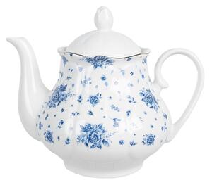 Clayre eff Porcelánová konvička na čaj BLUE ROSE BLOOMING Clayre & Eef BRBTE