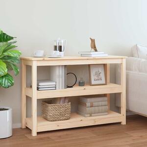 VidaXL Konzolový stolek 110x40x74 cm masivní borové dřevo [821666] Barva: Přírodní