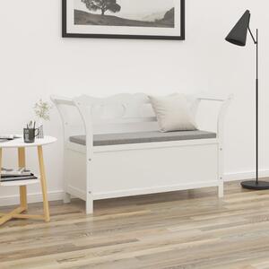 VidaXL Lavice 107 x 45 x 75,5 cm masivní jedlové dřevo [351777] Barva: Bílá