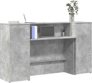 VidaXL Recepční stůl 180x50x103,5 cm kompozitní dřevo [3324208] Barva: Betonová šedá