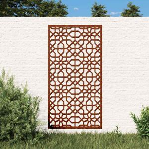 VidaXL Zahradní nástěnná dekorace 105 x 55 cm corten Maurský design [824477]
