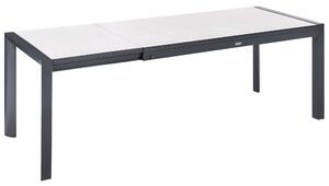Rozkládací zahradní jídelní stůl BINASCO 160/220 cm 90 cm Béžová