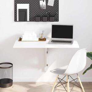VidaXL Nástěnný sklápěcí stůl 100x60x56 cm kompozitní dřevo [243054] Barva: Bílá