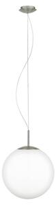 Eglo 63269 - Lustr na lanku PIEDALE 1xE27/60W/230V pr. 35 cm matný chrom