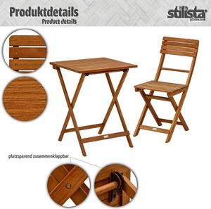 Stilista 86973 STILISTA Zahradní bistro set 2 židle + stůl, dřevo