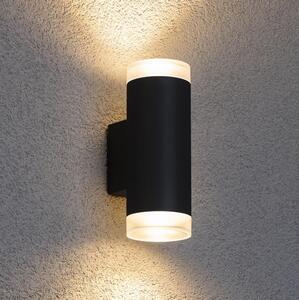 Brilagi - Venkovní nástěnné svítidlo MATERA 2xGU10/30W/230V černá IP54