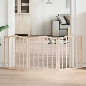 VidaXL Zábrana pro psy skládací 3 panely 150 cm topol [352220] Barva: Přírodní