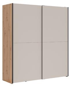 Šatní skříň Hinton SZF2D/170, dub artisan/kašmír