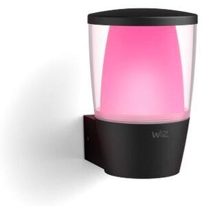 WiZ Elpas venkovní nástěnné LED svítidlo 8,5W 650lm 2700-5000K RGB IP44, černé