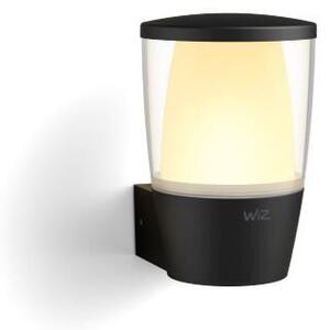 WiZ Elpas venkovní nástěnné LED svítidlo 8,5W 650lm 2700-5000K RGB IP44, černé