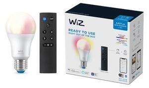 WiZ SET 1x LED žárovka E27 A60 8W (60W) 806lm 2200-6500K RGB IP20, stmívatelná + ovladač