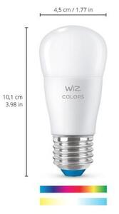 WiZ LED žárovka E27 P45 4,9W (40W) 470lm 2200-6500K RGB IP20, stmívatelná