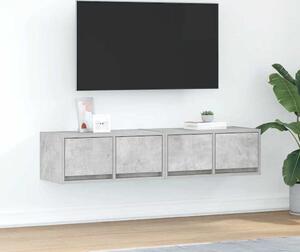 VidaXL TV skříňky 2 ks 60x31x25,5 cm Dřevěné konstrukce [861495] Barva: Betonová šedá