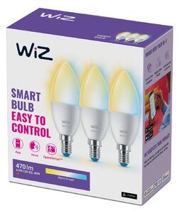 WiZ SET 3x LED žárovka E14 C37 4,9W 470lm 2700-6500K IP20, stmívatelná