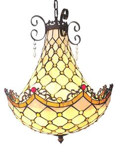 Clayre eff Závěsná lampa Tiffany Birne
