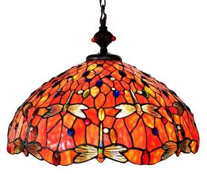 Clayre eff Závěsná lampa Tiffany Dragonfly