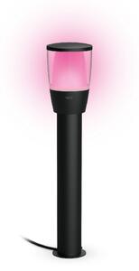 WiZ Elpas 12V venkovní sloupkové LED svítidlo 3,6W 320lm 2700-5000K RGB IP65 52cm, černé - rozšíření