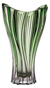 Aurum Crystal váza Plantica green 320 mm