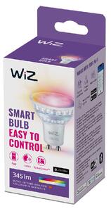 WiZ LED skleněná žárovka GU10 PAR16 4,7W 345lm 2200-6500K RGB IP20, stmívatelná