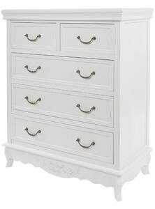 Komoda Elegance MDF bílá