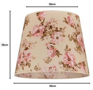 Duolla - Stínidlo k stojací lampě CLASSIC L E27 pr. 38 cm růže