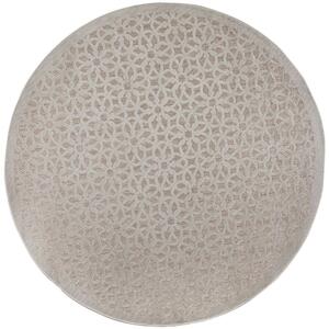 Kusový koberec Piatto Argento Silver kruh 160x160 cm