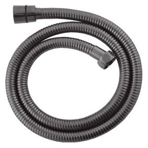 RAV Slezák Sprchová hadice 130 cm, 2-zámková, kartáčovaná metal grey MH1305MGK