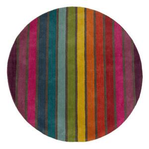Ručně všívaný kusový koberec Illusion Candy Multi kruh 160x160 cm
