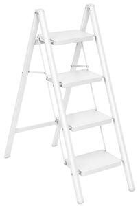 Skládací schůdky EASYSTEP 4-stupňové bílé