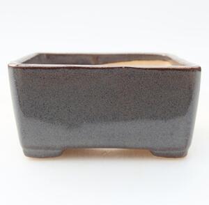 E-bonsai Keramická bonsai miska 6,5 x 5,5 x 3,5 cm šedá