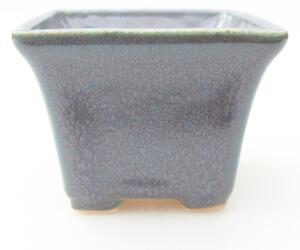 E-bonsai Keramická bonsai miska 6,5 x 6,5 x 5 cm šedá