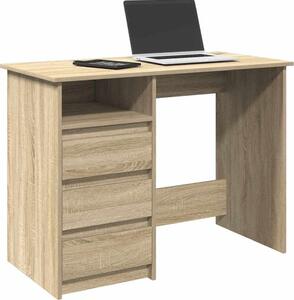 VidaXL Psací stůl 102 x 50 x 75 cm kompozitní dřevo [860470] Barva: dub sonoma
