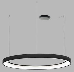 Led2 Závěsné LED svítidlo BELLA SLIM P-Z ø 98 cm Barva: Černá, Teplota světla: 2700K/3000K/4000K, Stmívání, řízení: DALI/PUSH